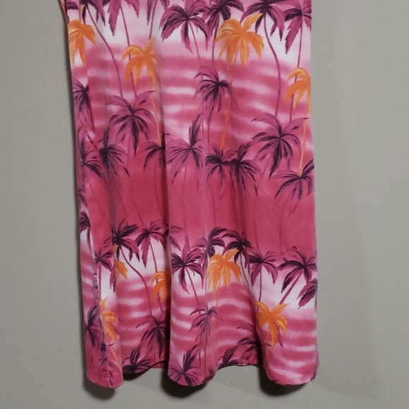 BaBa Hawaii Girls Palm Tree Dress Sz 10 - Picture 5 of 6